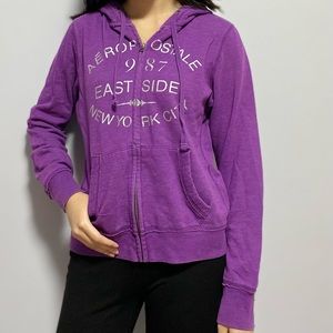 Purple hoodie